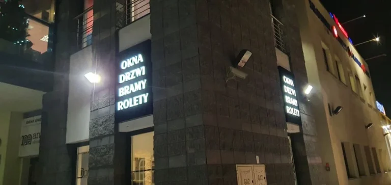 Reklama świetlna Brzesko